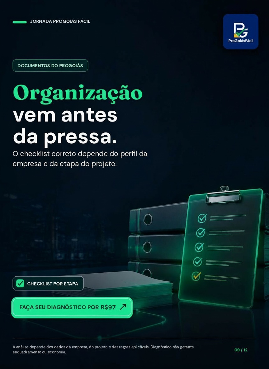 Organização antes da pressa